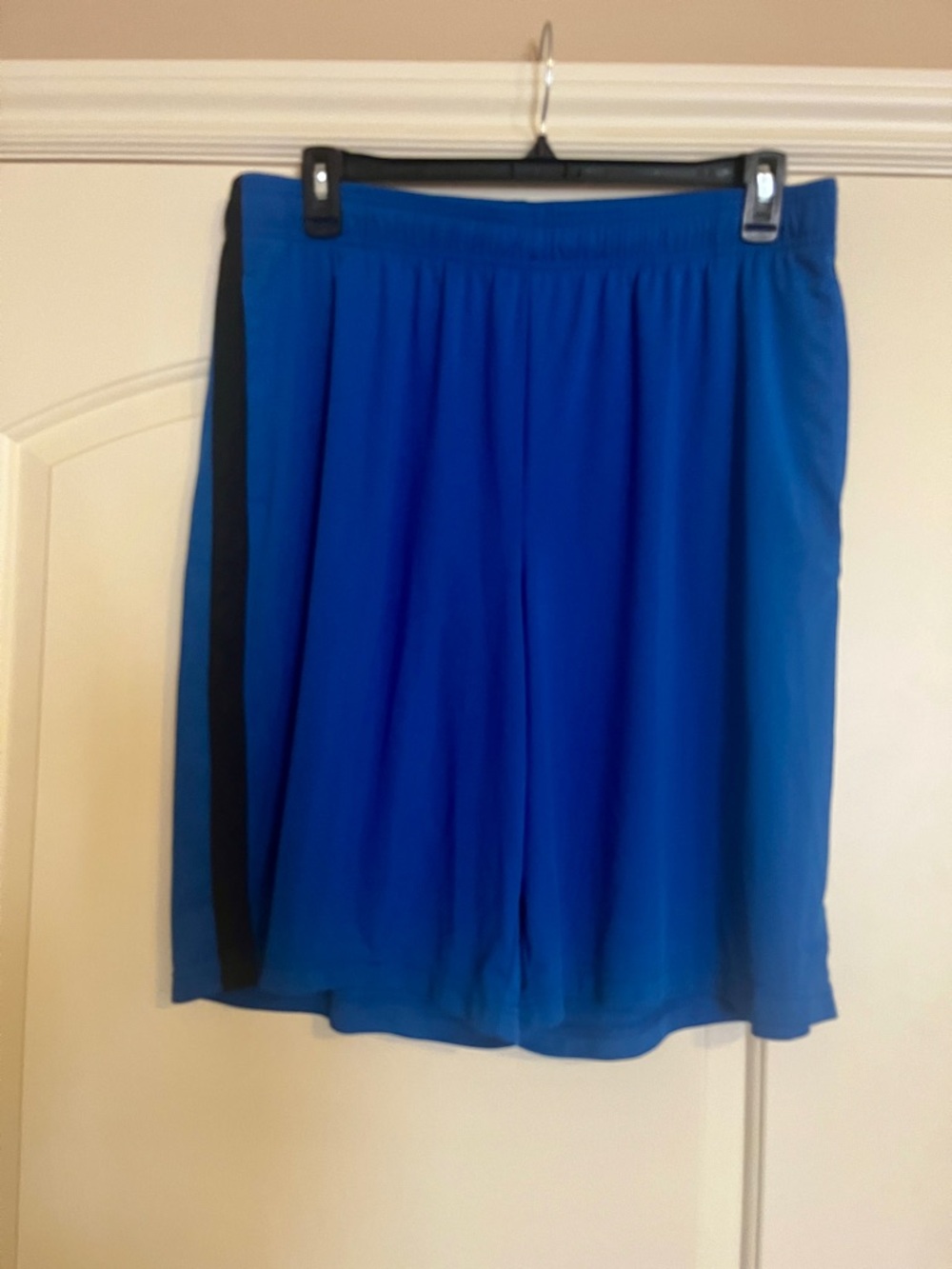 Blue Reebok Athletic Shorts with Black Side Stripe XXL